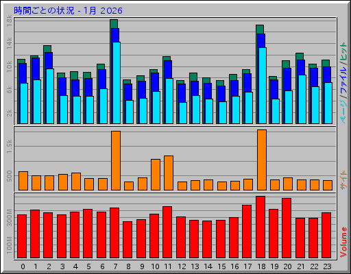 時間ごとの状況 - 1月 2026 時間ごとの状況 - 1月 2026