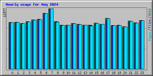 Hourly usage for May 2024